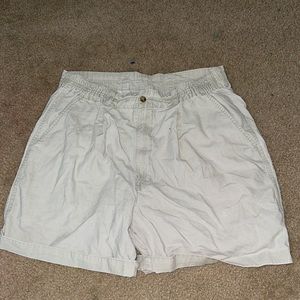 khaki shorts